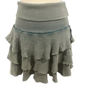 Free People - NWT- One Alphina Thermal High-Rise Tiered Skirt - Size M